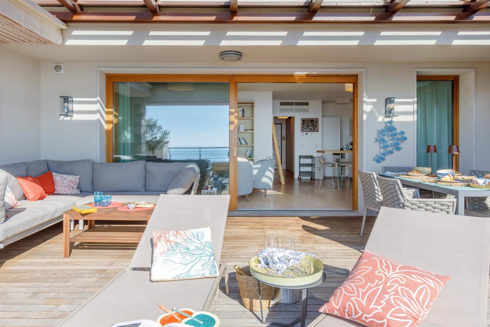 Portopiccolo Apartments Telgatino Nel Golfo - With Beach Included Sistiana Eksteriør billede